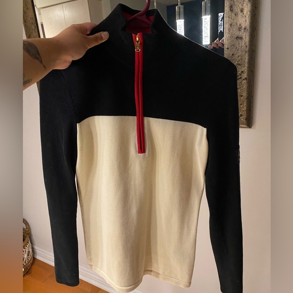 LAUREN BY RALPH LAUREN HALF ZIP SWEATER. Size XS. Condition LIKE NEW! - Picture 4 of 4